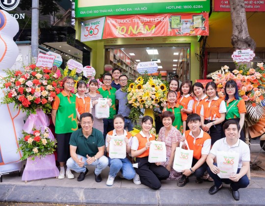 Kascom vinh dự trở thành đơn vị truyền thông từ "A-Z" tổ chức khai trương Nhà thuốc 365 cơ sở 150 Thái Hà