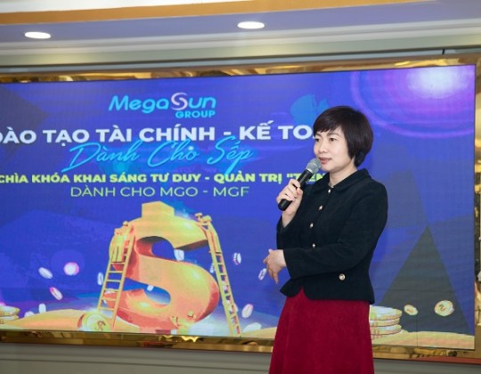 Kascom đồng hành cùng chương trình “Đào tạo tài chính - Kế toán dành cho sếp” do MegaSun Group tổ chức