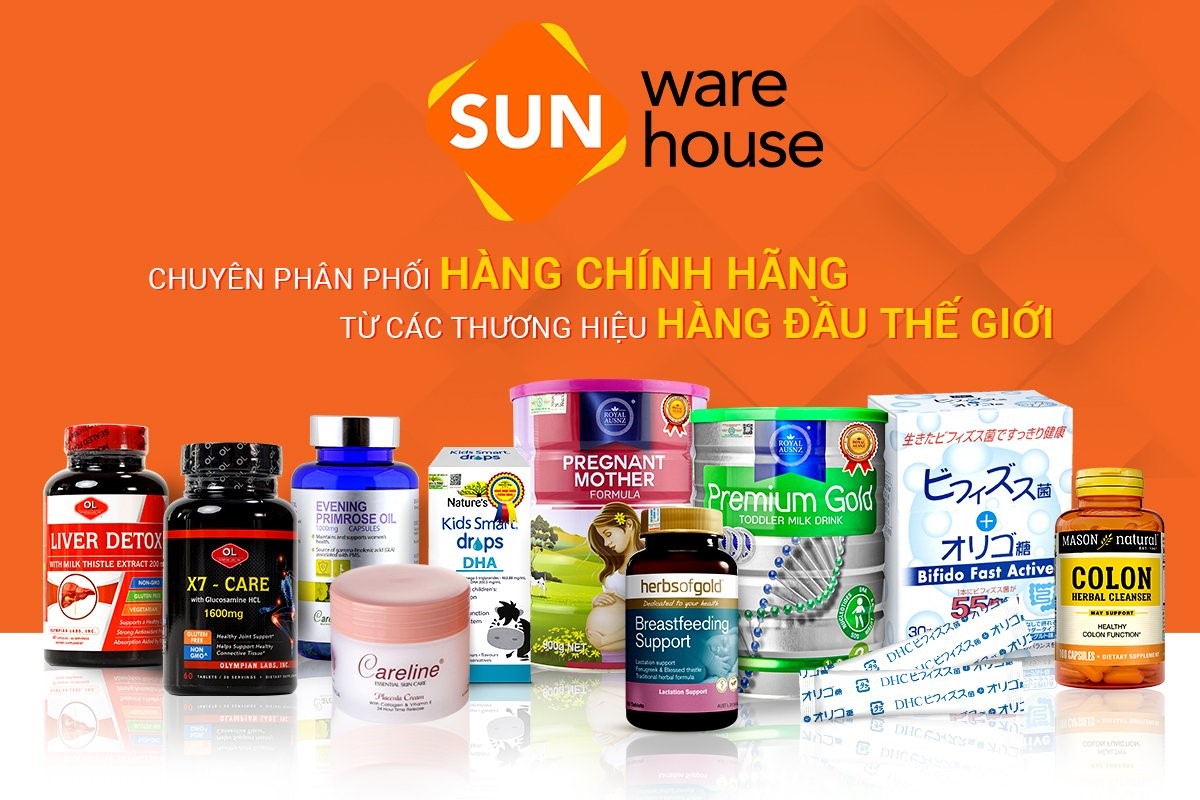 Sun Warehouse có nhiều sản phẩm uy tín và chất lượng cao